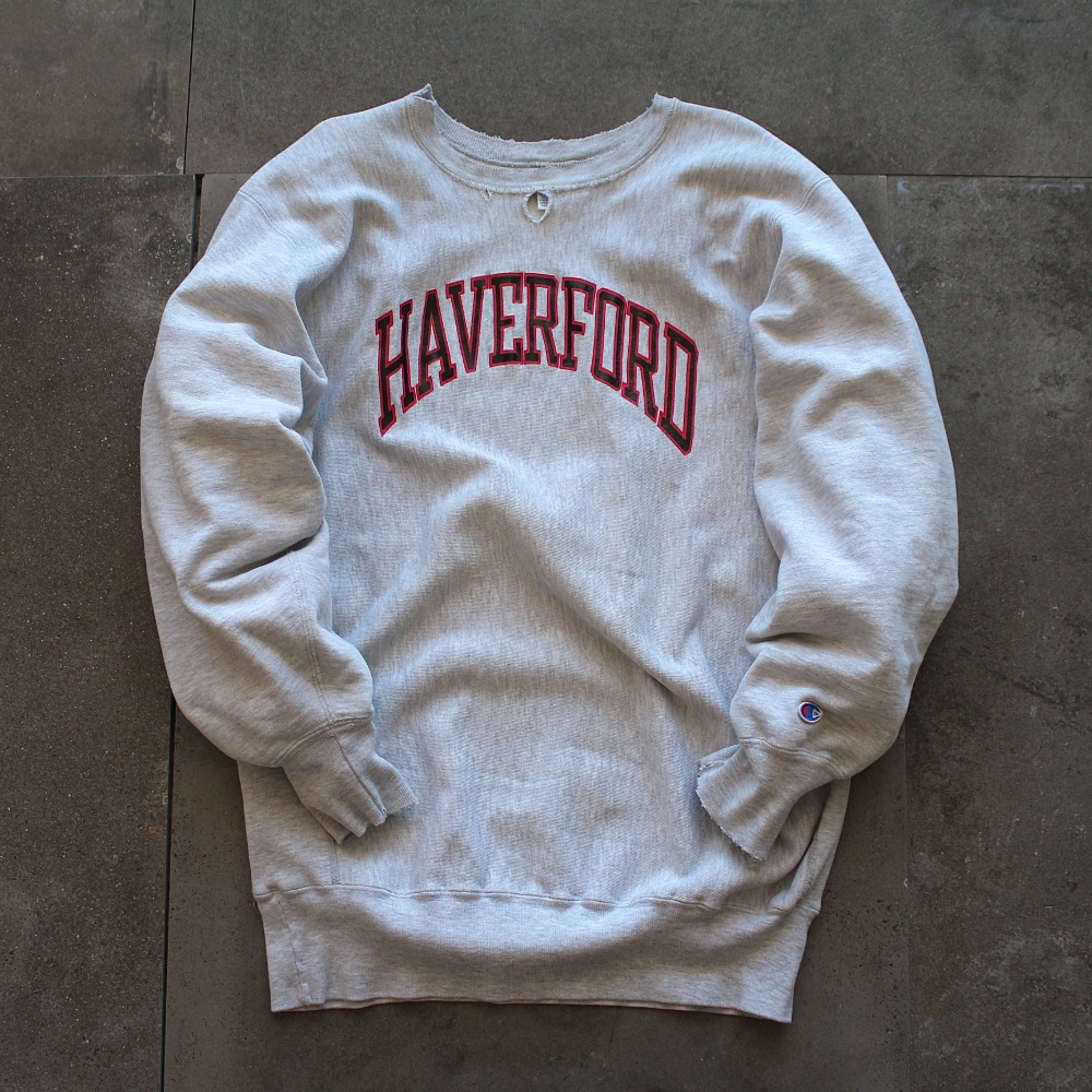1990&#039;s Champion HAVERFORD College ReverseWeave (105size)