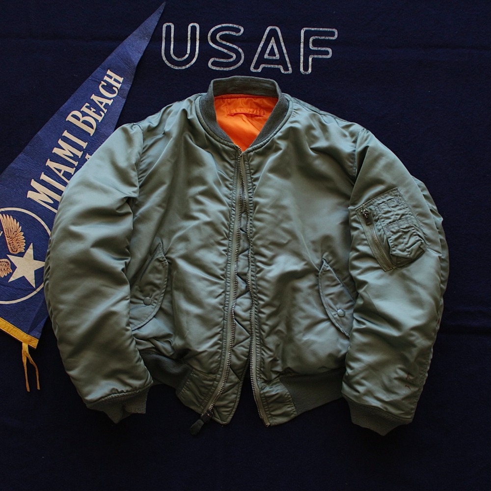 Rare 1970&#039;s USAF Ma-1 Flight Jacket (100-105size)