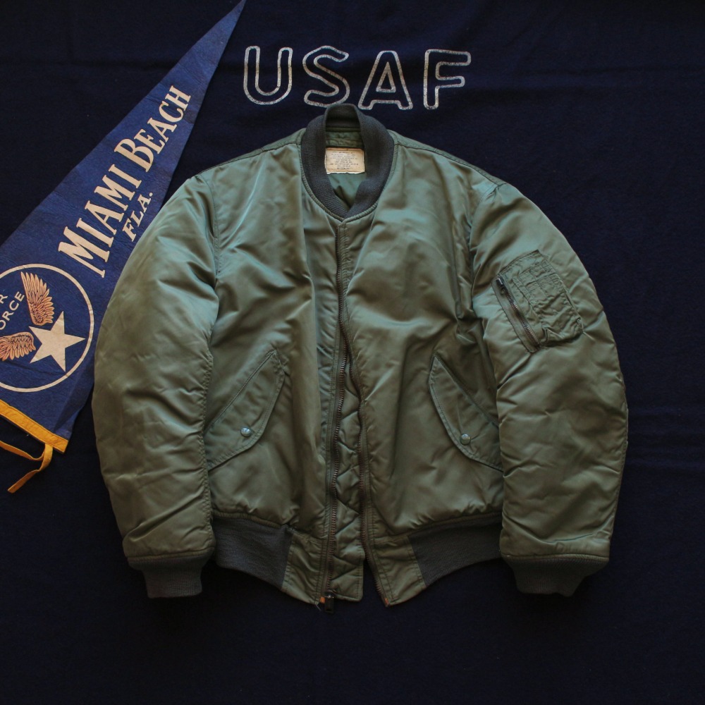1980&#039;s USAF Ma-1 Flight Jacket (100-105size)