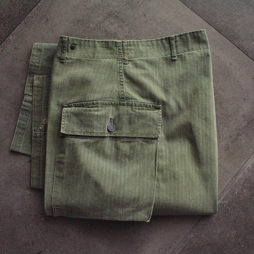 Rare WWII 1940&#039;s US.ARMY M43 HBT Trouser (35-36inch)
