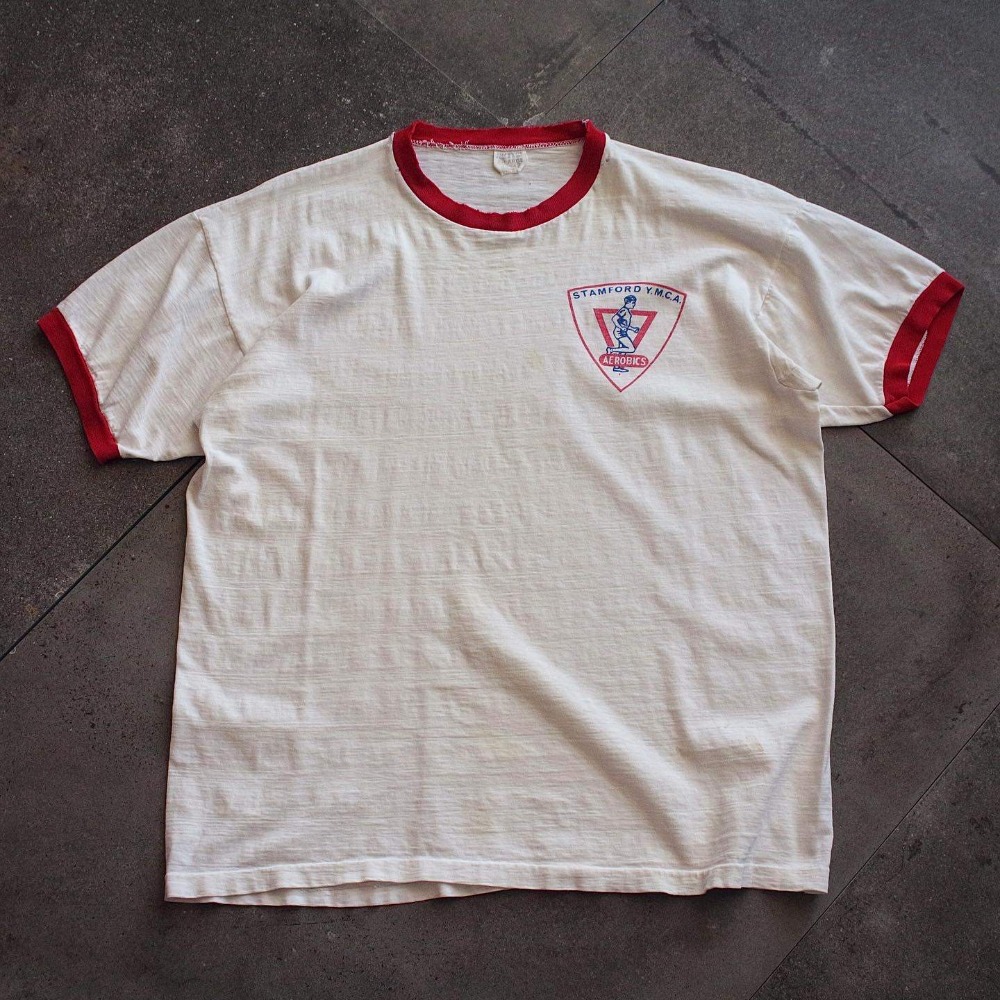 Rare 1960&#039;s Champion Y.M.C.A. Ringer T-Shirt (100size)