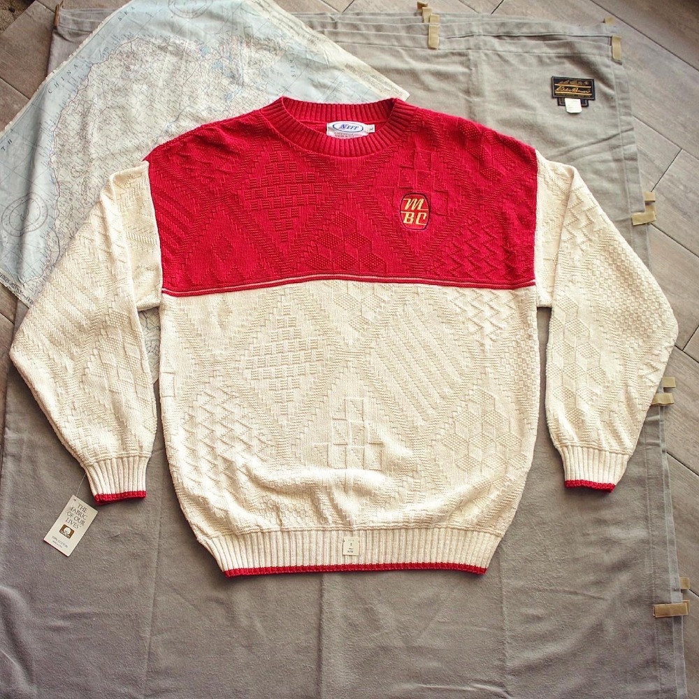 1980&#039;s Deadstock NEFF Sport Cotton Knit Sweat. (105size)