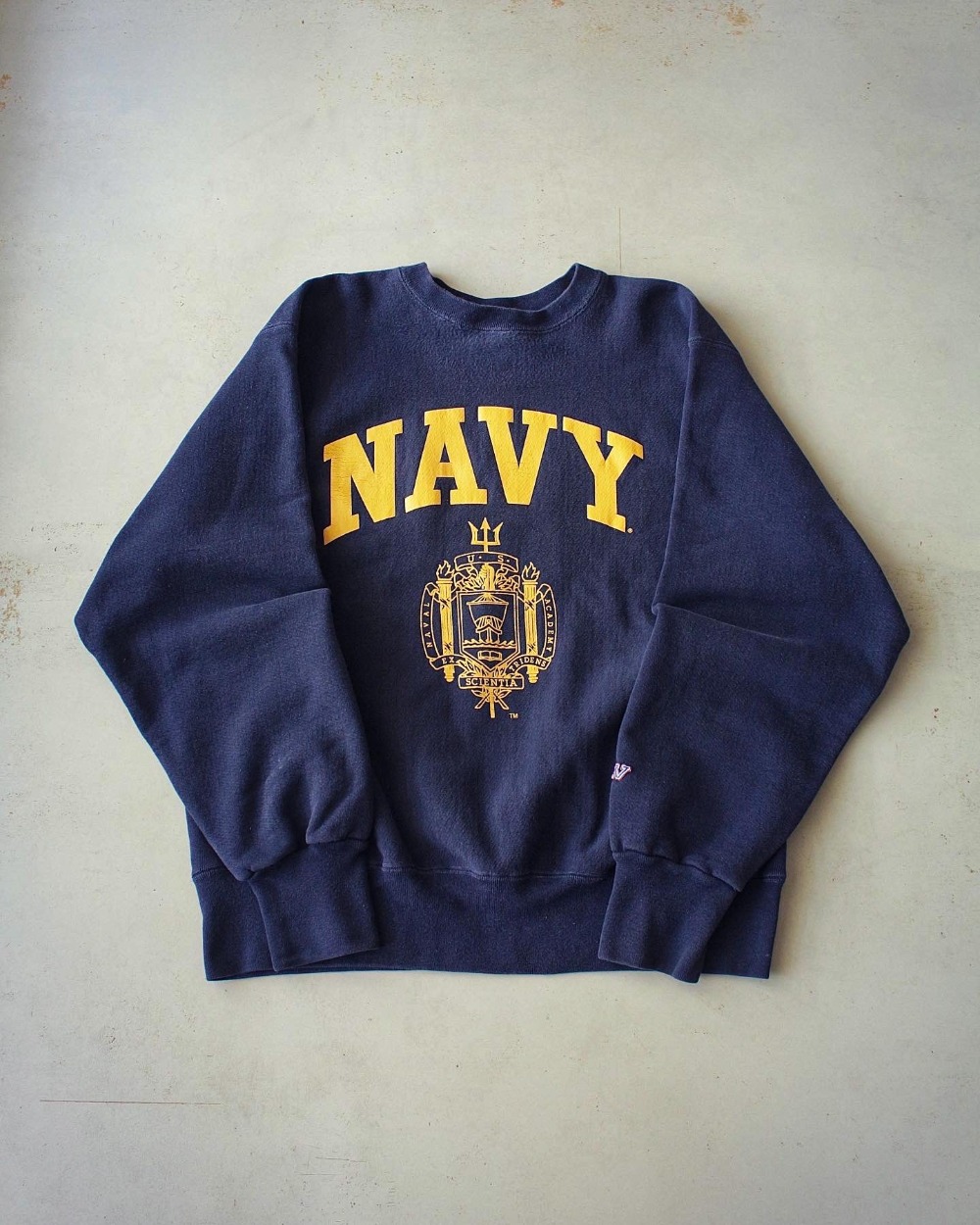 1990&#039;s USN Naval Academy ReverseWeae Sweatshirt (105-110size)