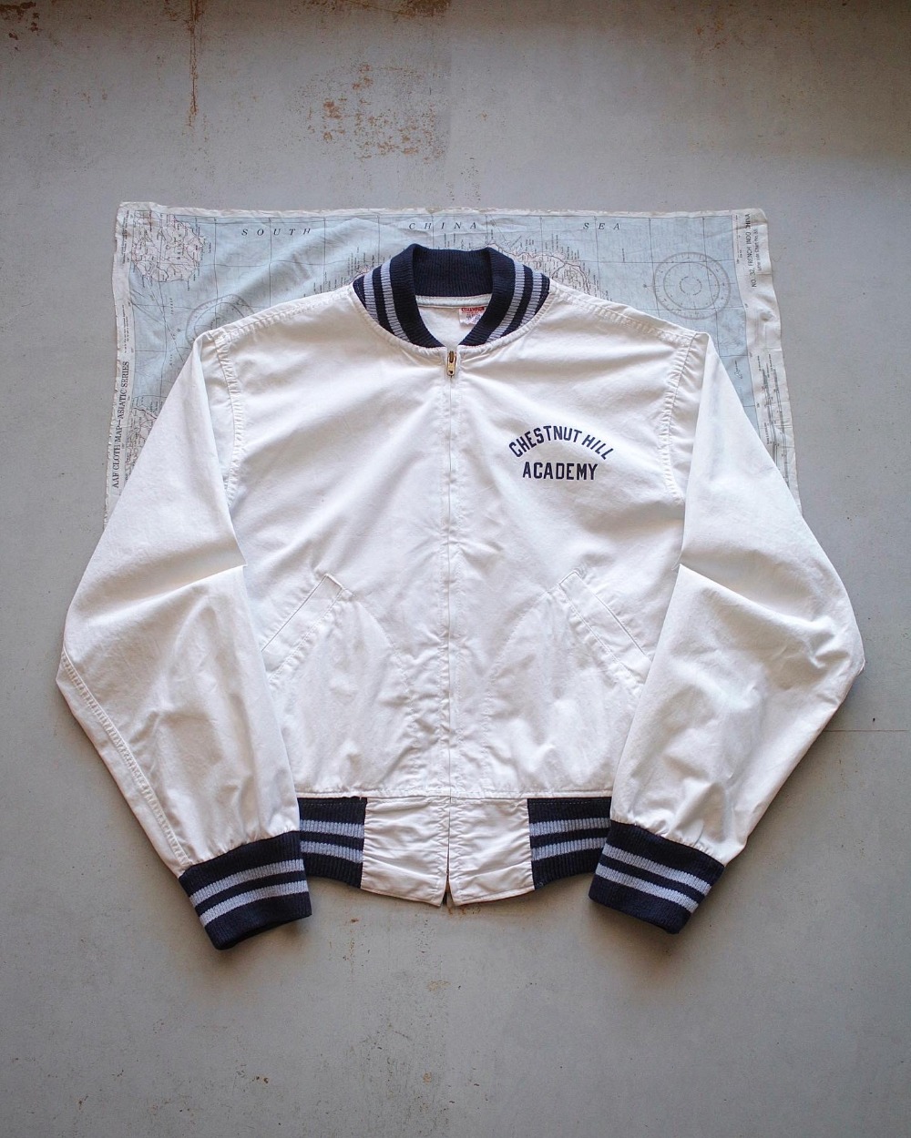 Rare 1950&#039;s Champion Chestnut Hill Academy Jacket (loose 100size)