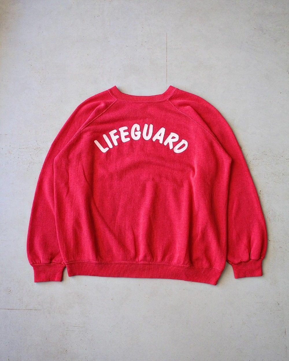 Rare 1970&#039;s Champion Lifeguard Raglan Sweatshirt (100-105size)