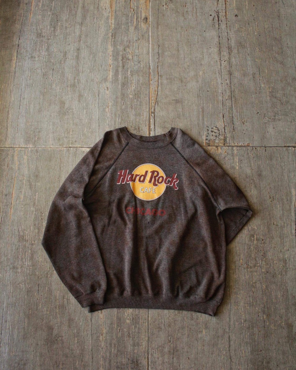 1990&#039;s Hanes Hardrock CHICAGO Raglan Sweatshirt (105-110size)