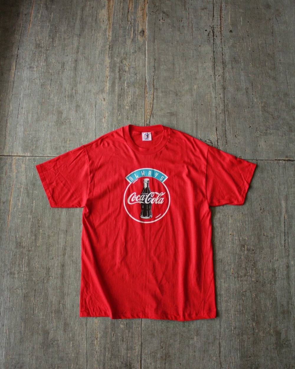 Deadstock 1980&#039;s CocaCola Advertise T-Shirt (L,XL)