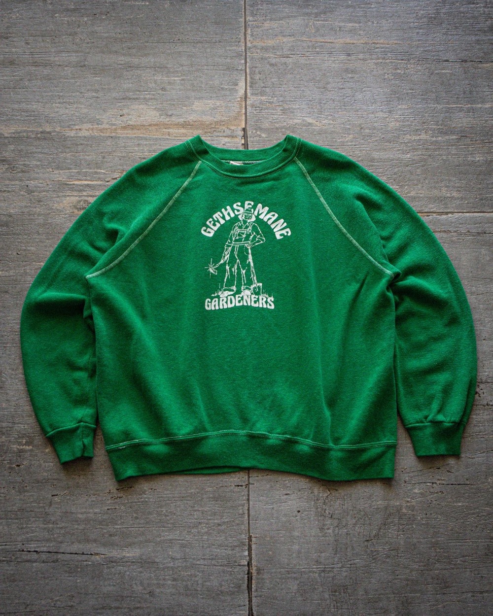 1970&#039;s Sports-wear GARDENERS Raglan Sweatshirt (loose 100size)