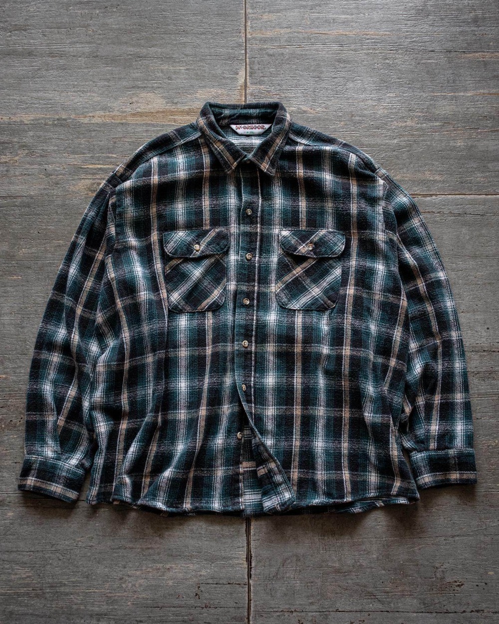 Early 1990&#039;s Mcgregor Wool Flannel Shirt (105-110size)