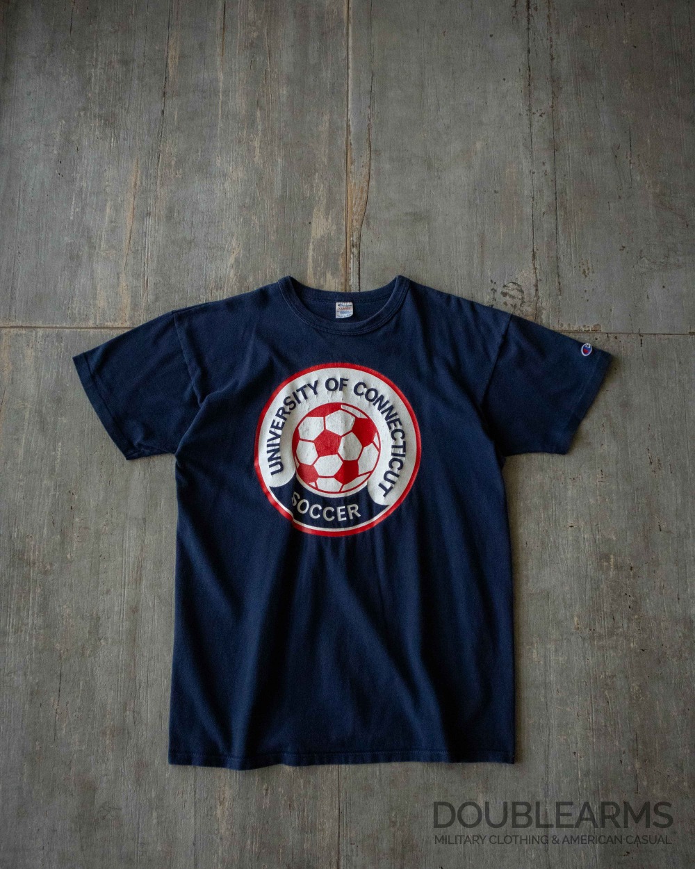 1980’s Champion CONNECTICUT Single-Stitch T-Shirt (~103size)